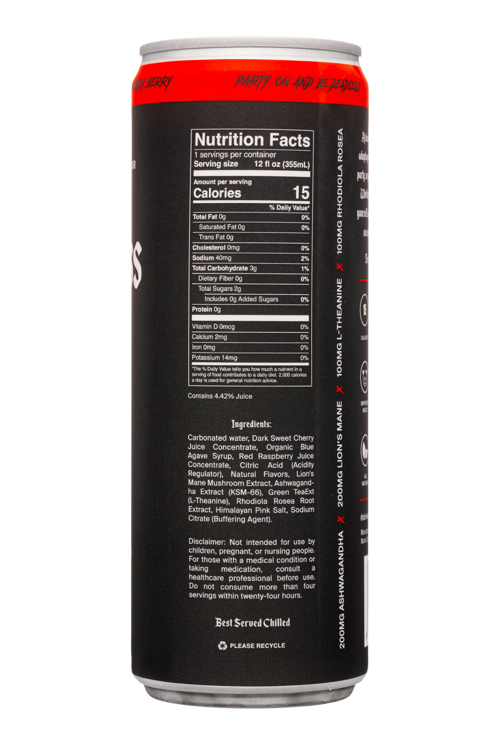 Deadless: Deadless-12oz-2025-Elixer-BloodyBerry-Facts