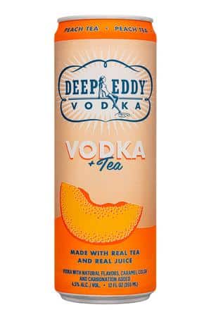 Deep Eddy Vodka: DeepEddy-12oz-2023-VodkaTea-Peaach