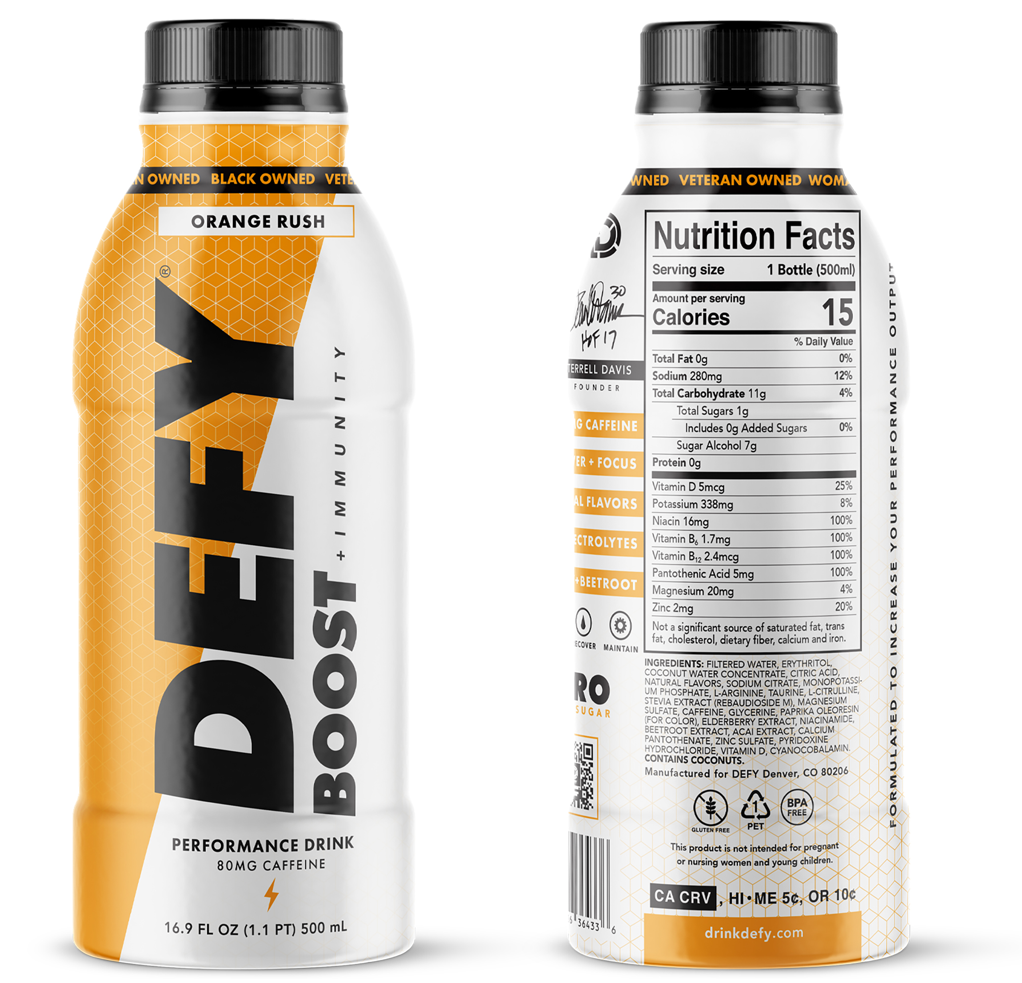 DEFY Boost + Immunity Orange Rush