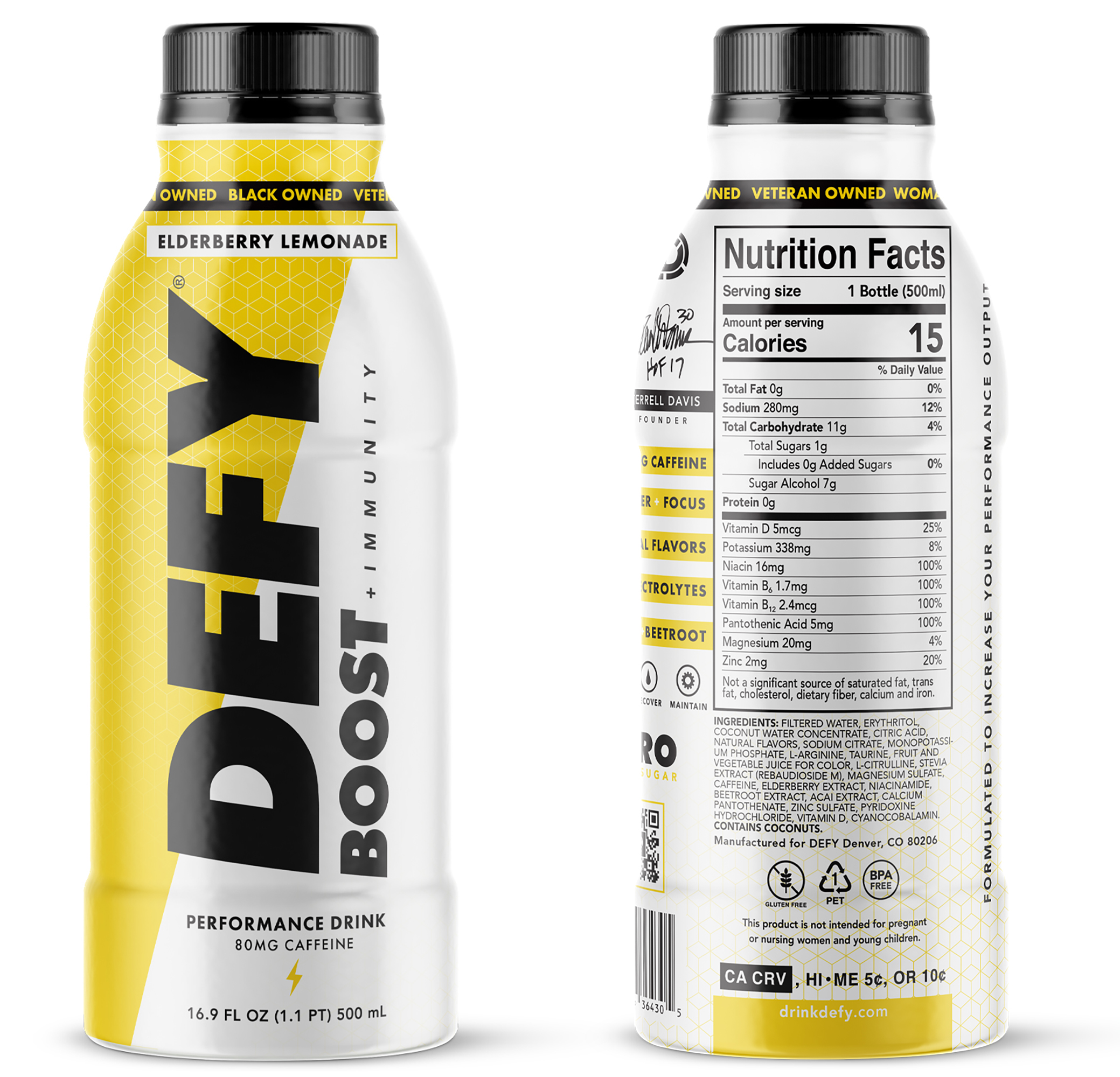 DEFY Boost + Immunity Elderberry Lemonade