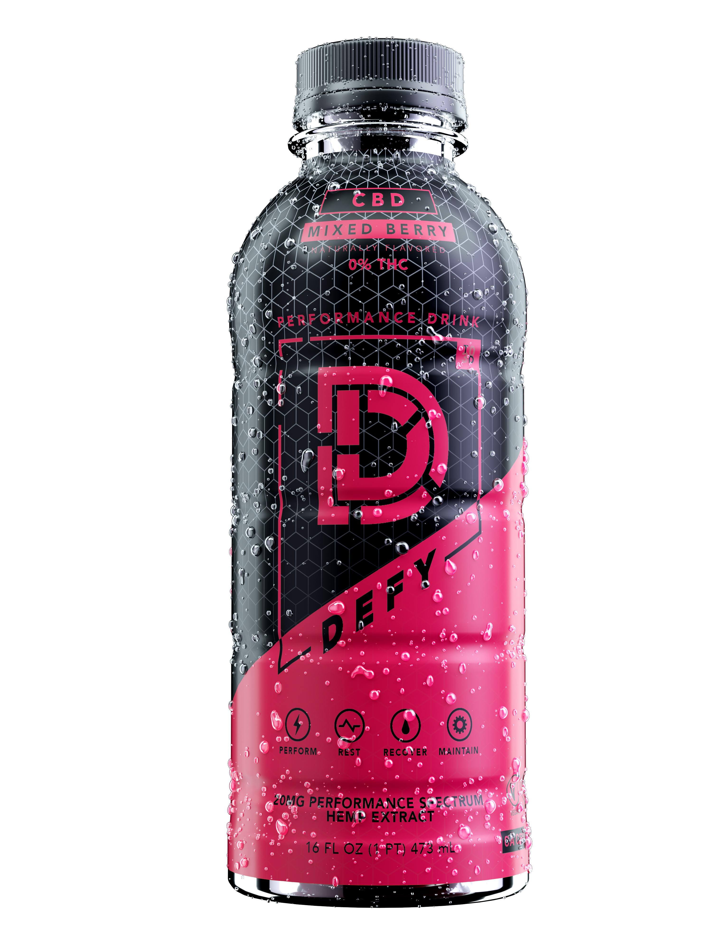 DEFY: Photo of Mixed Berry - Performance Drink CBD 20mg - DEFY (uploaded by company)