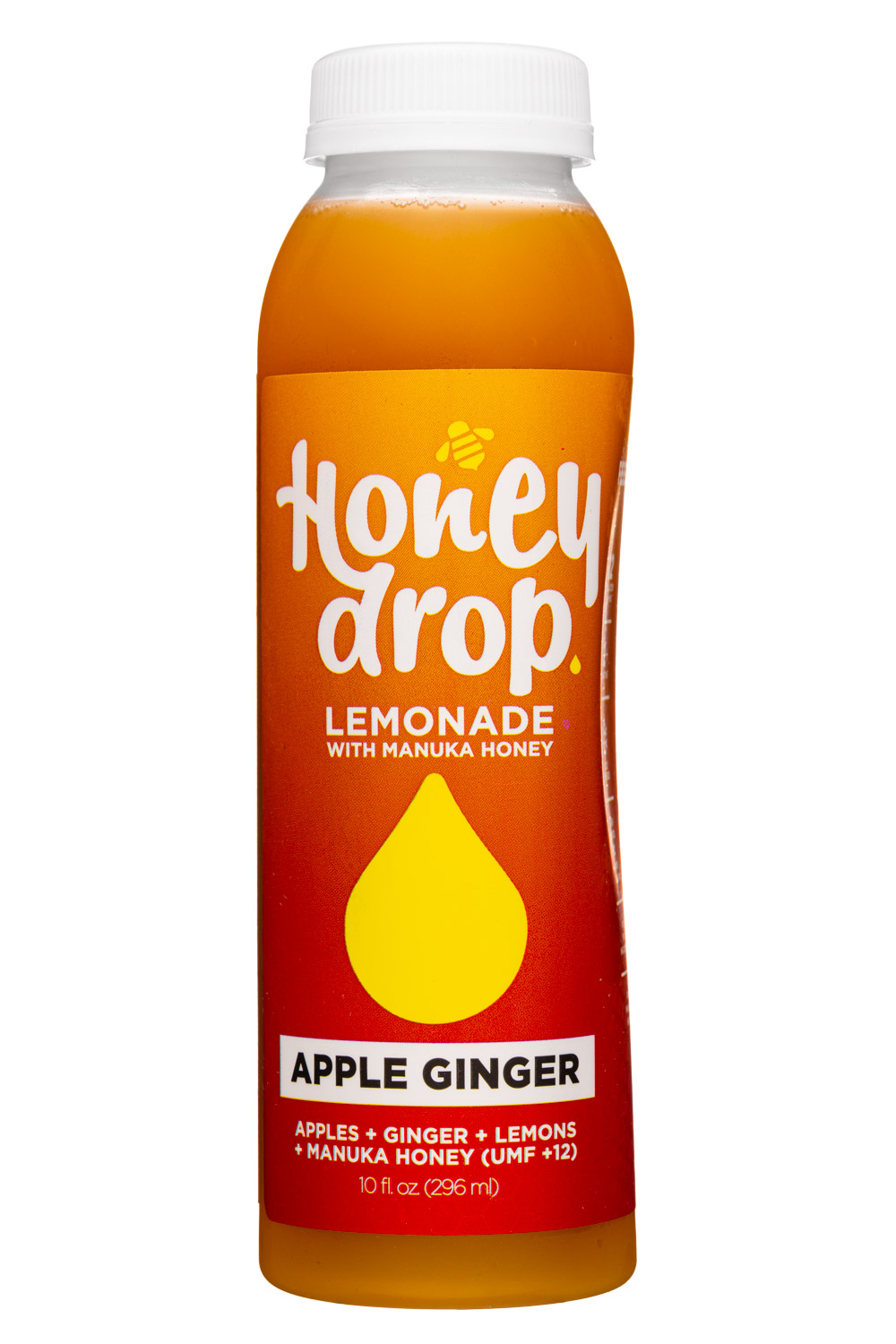 Honeydrop: HoneyDrop-10oz-2022-Lemonade-AppleGinger-Front