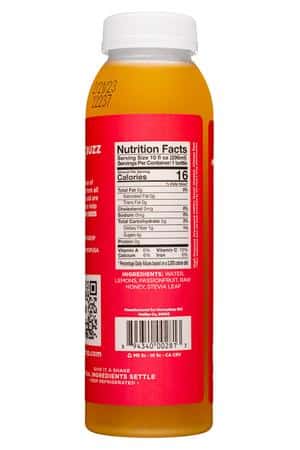Honeydrop: HoneyDrop-10oz-2022-Lemonade-Passionfruit-Facts