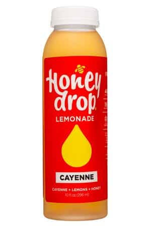 Honeydrop: HoneyDrop-10oz-2022-Lemonade-Cayenne-Front