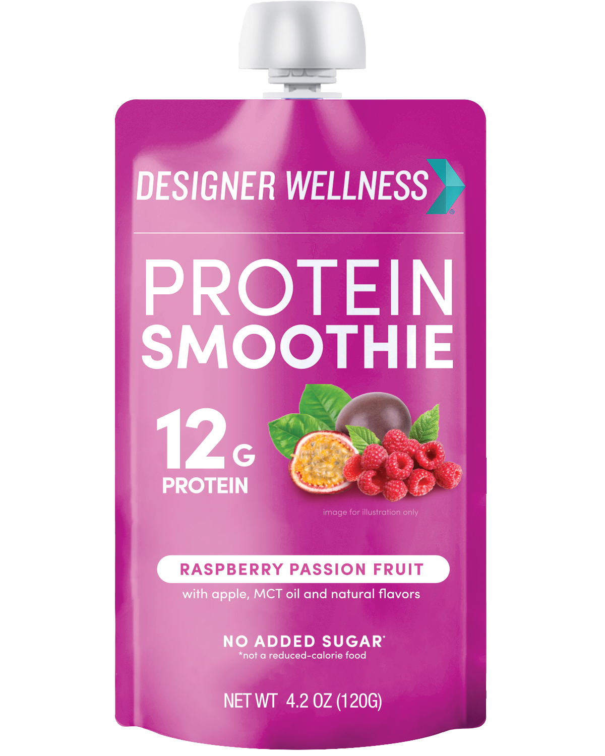 Designer Wellness Protein Smoothie - Raspberry Passionfruit