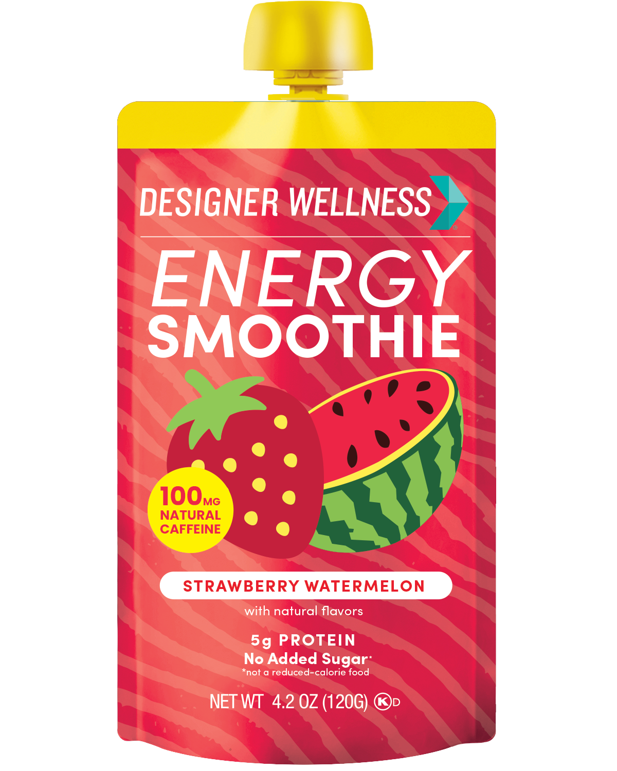 Designer Wellness Energy Smoothie - Strawberry Watermelon