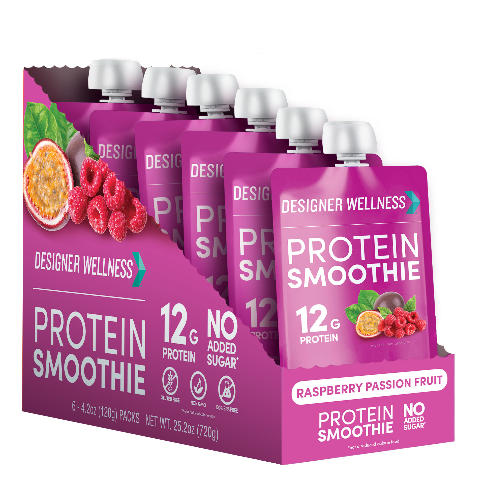 Designer Wellness: Photo of Designer Wellness Protein Smoothie - Raspberry Passionfruit - Designer Wellness (uploaded by company)
