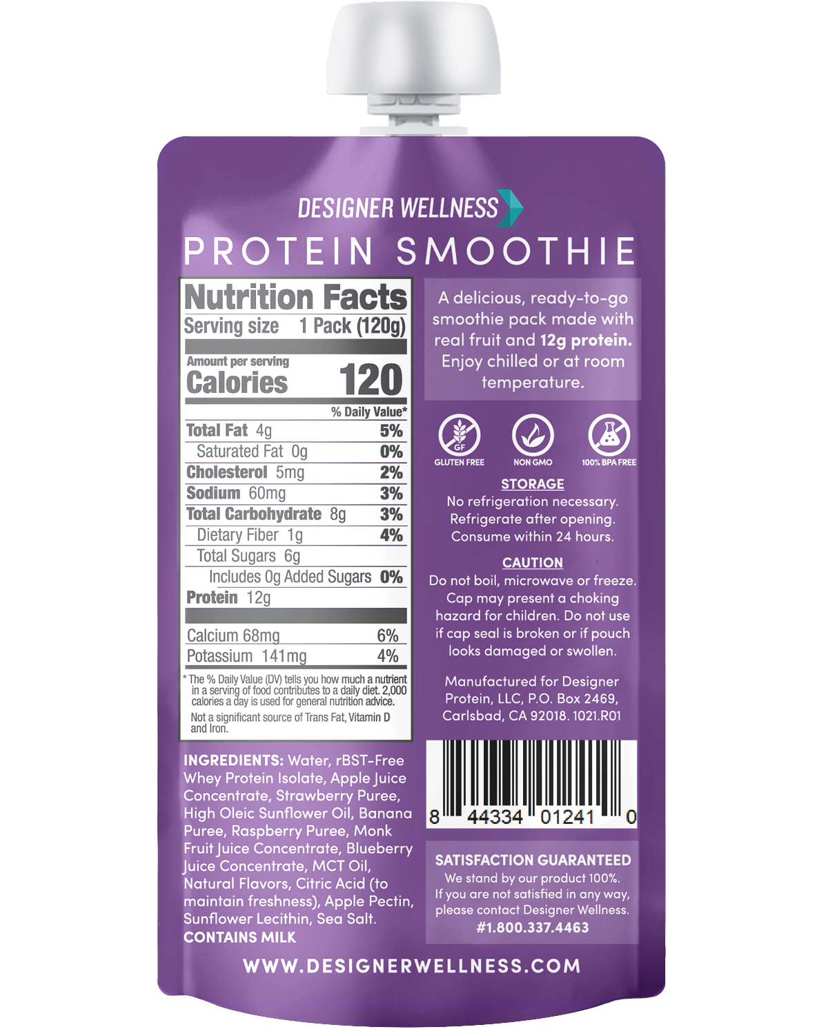 Designer Wellness: Photo of Designer Wellness Protein Smoothie - Mixed Berry - Designer Wellness (uploaded by company)