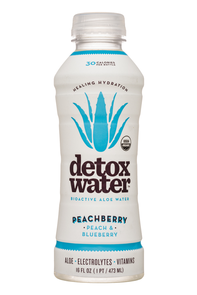 Detoxwater: DetoxWater-16oz-AloeWater-Peachberry-Front