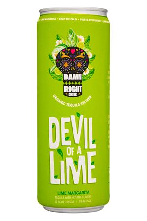 Damn Right Cocktails: DamnRightCocktails-12oz-2021-DevilOfALime