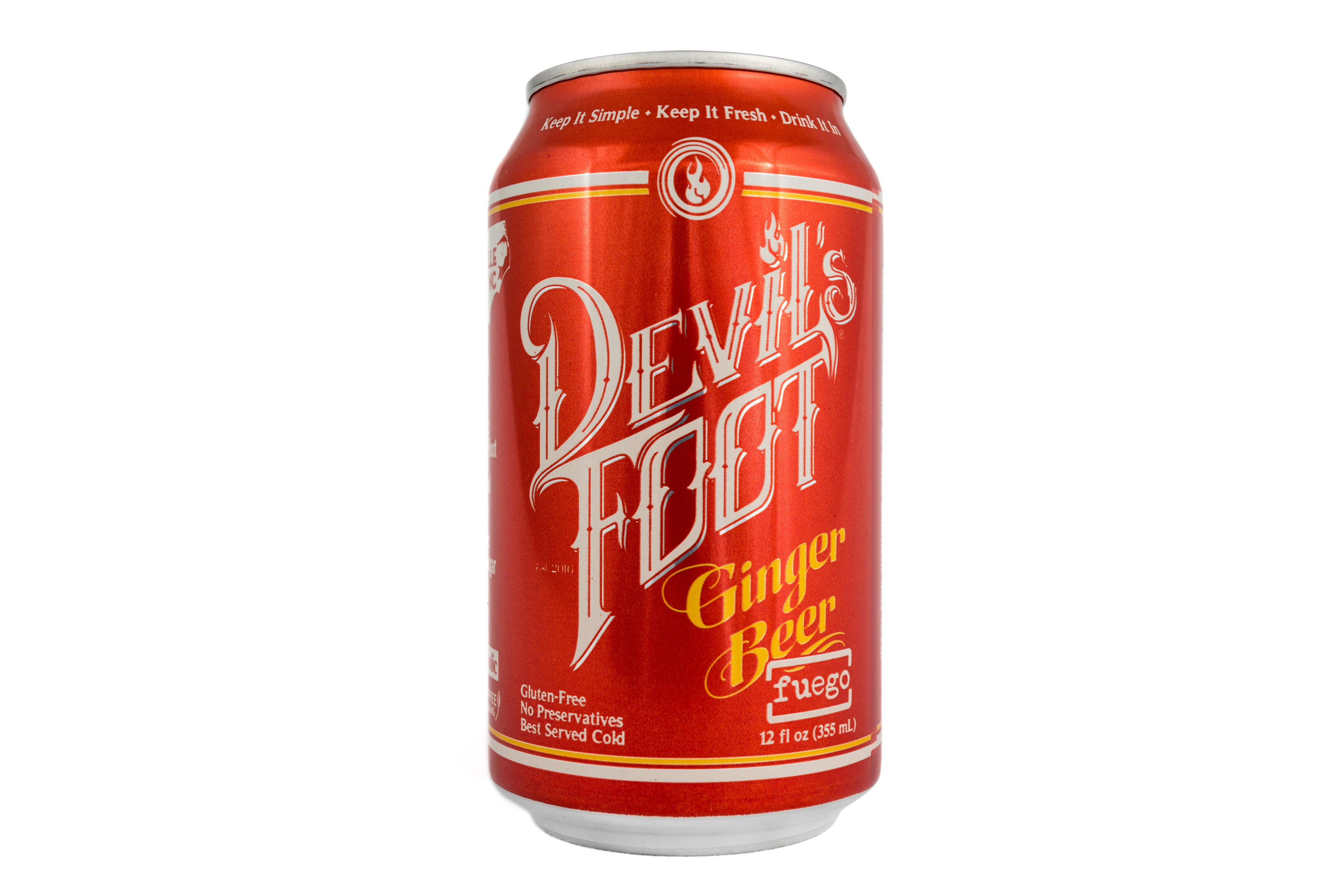 Devil's Foot Beverage Company: Photo of Ginger Beer Fuego (Non-Alcoholic) - Devil's Foot Beverage Company (uploaded by company)
