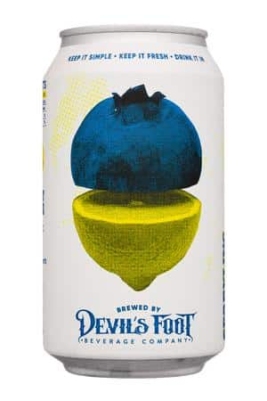 Devil's Foot Beverage Company: DevilsFoot-12oz-2023-BluebLemonade-Front