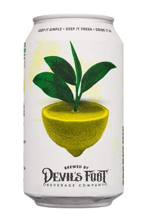 Devil's Foot Beverage Company: DevilsFoot-12oz-2023-BlackTeaLemonade-Front