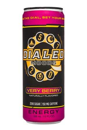 Dialed Moods: Dialed-12oz-2025-Moods-Energy-VeryBerry-Front