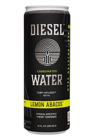 Diesel Water: DieselWater-12oz-2021-TerpInfused-LemonAbacus-Front