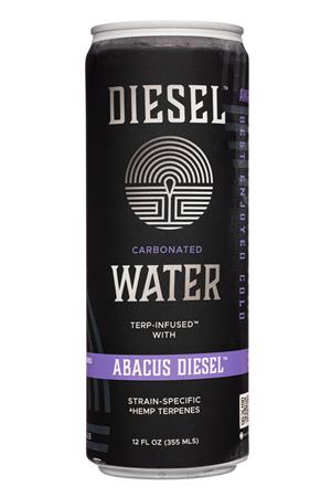 Diesel Water: DieselWater-12oz-2021-TerpInfused-AbacusDiesel-Front