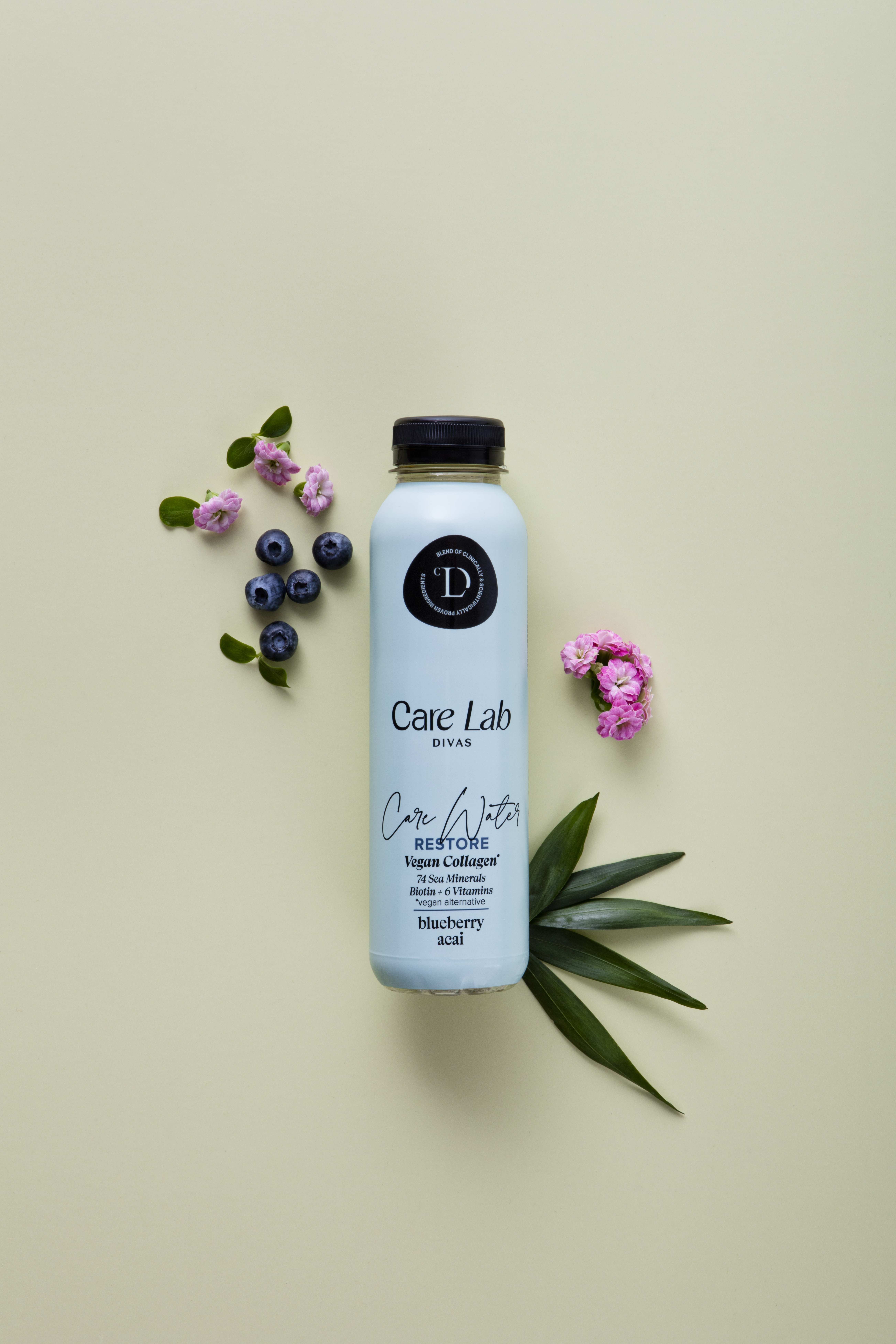 Care Lab Divas: Photo of Care Water RESTORE blueberry-acai - Care Lab Divas (uploaded by company)
