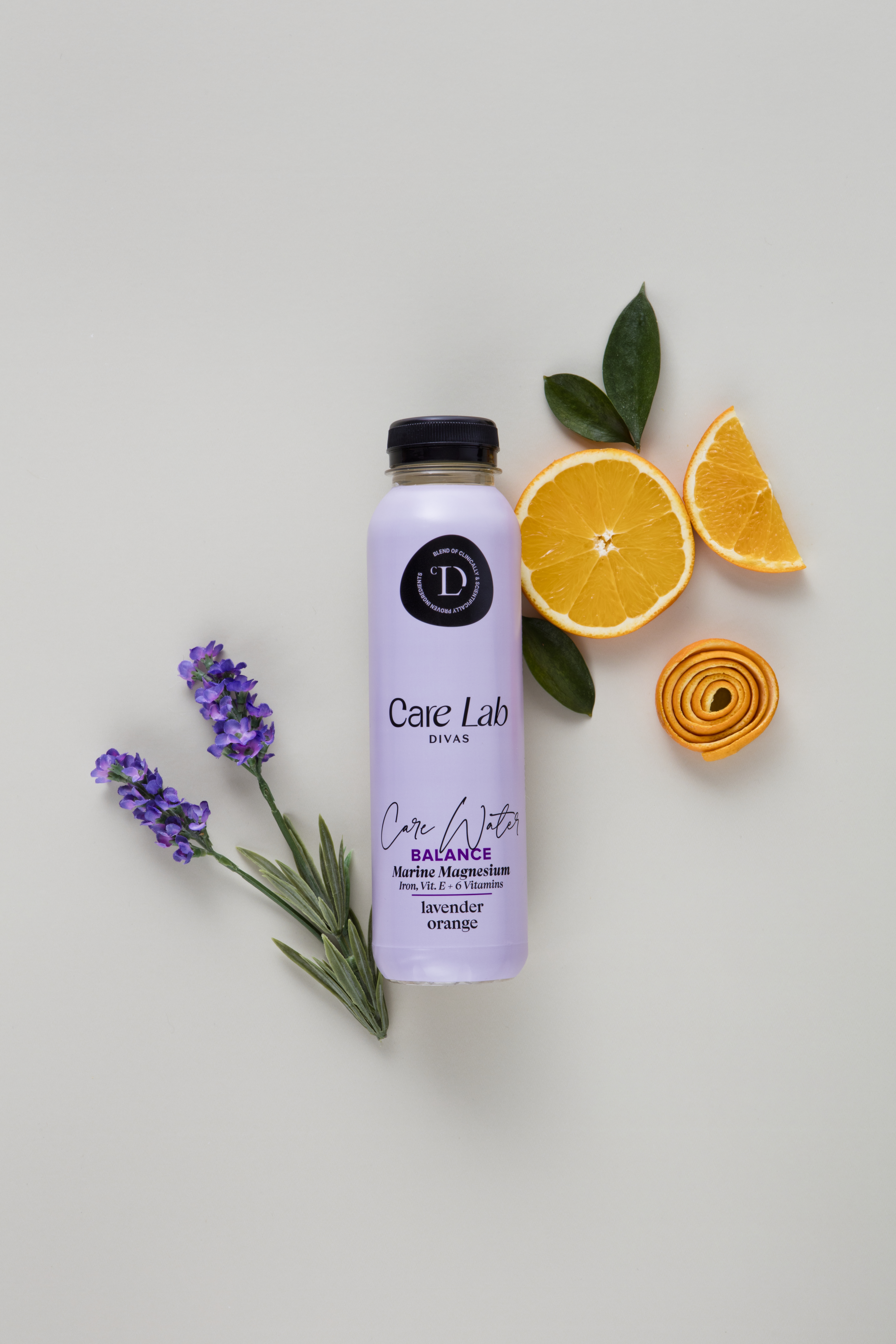Care Lab Divas: Photo of Care Water BALANCE lavender-orange  - Care Lab Divas (uploaded by company)