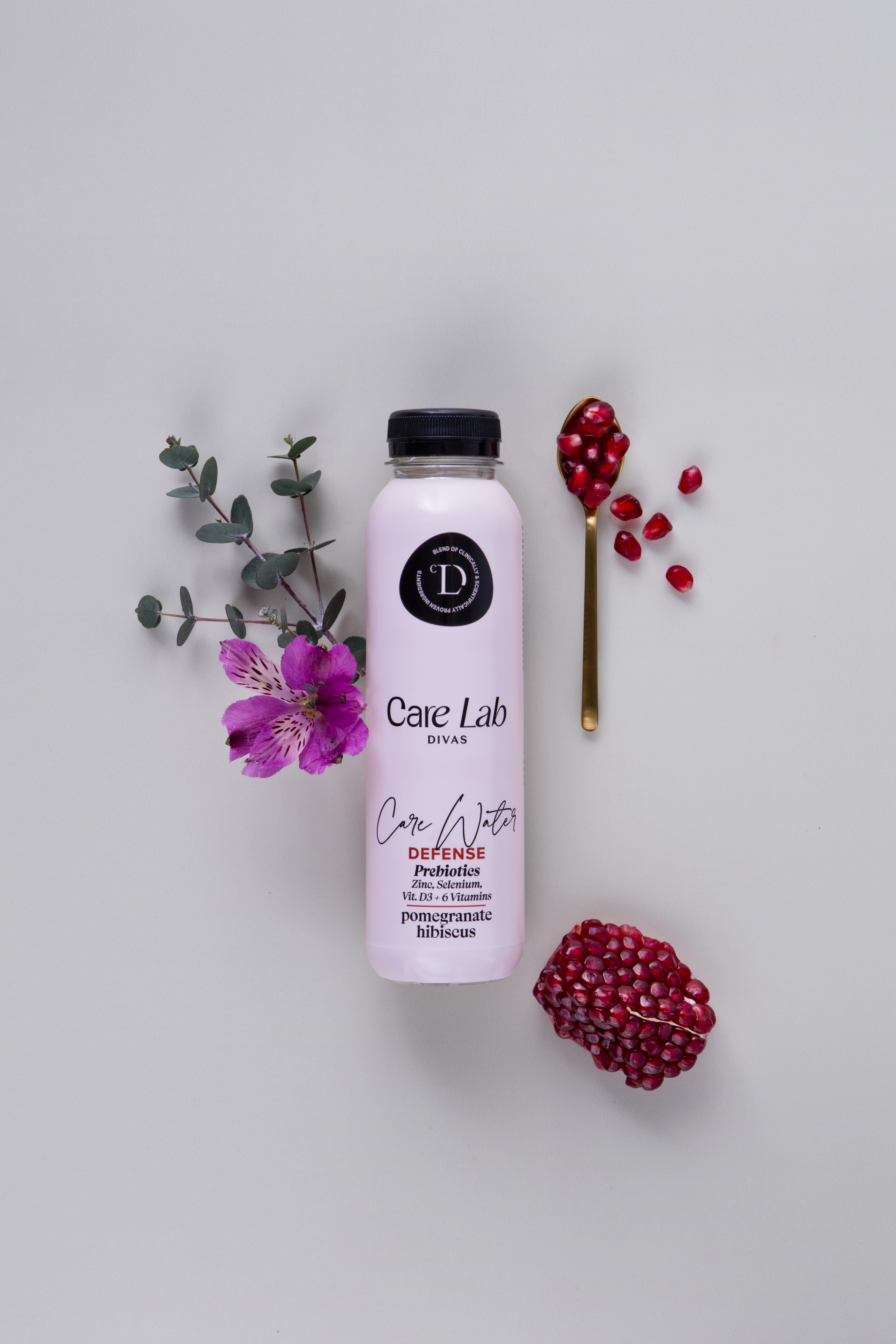 Care Lab Divas: Photo of Care Water DEFENSE pomegranate-hibiscus  - Care Lab Divas (uploaded by company)