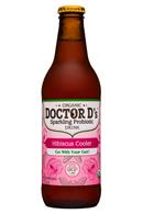 Doctor D's : DoctorDs-12oz-SparklingProbiotic19-HibiscusCooler-Front