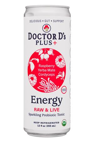 Doctor D's : DoctorDs-12oz-2021-SprkProbTonic-Energy-Front
