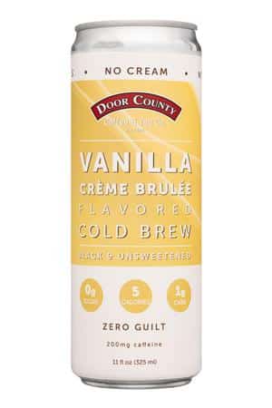 Door County Coffee & Tea Co.: DoorCountry-11oz-2022-ColdBrew-Vanilla-Front