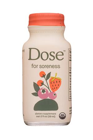 Dose: Dose-2oz-2020-Supplement-Soreness-Front