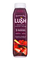 Dreaming Cow: Lush-12oz-YogurtDrink-StrawberryRaspberryCarrotBeet-Front