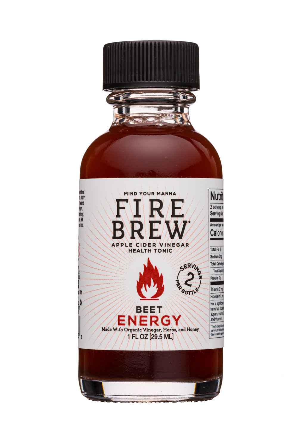 Drink Fire Brew: FireBrew-1oz-Energy-Beet-Front