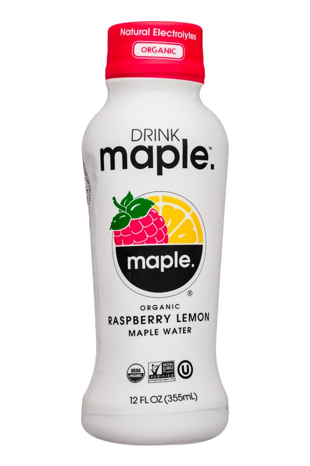 Drink Maple: DrinkMaple-12oz-Maple-RaspberryLemon-Front