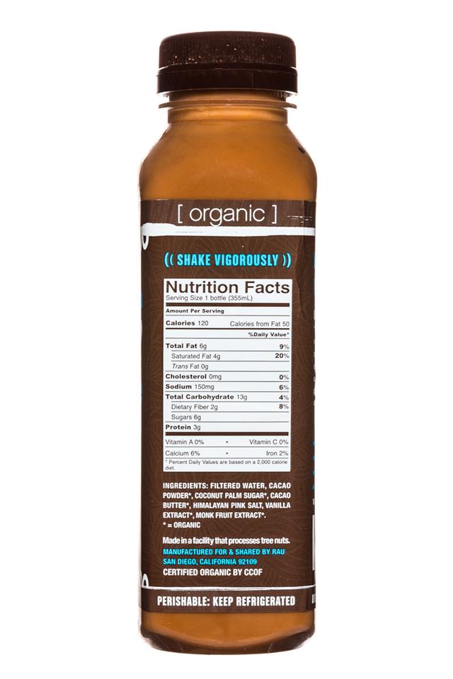 Rau Chocolate: Rau-OG-Choc-12oz-SemiSweet-Facts