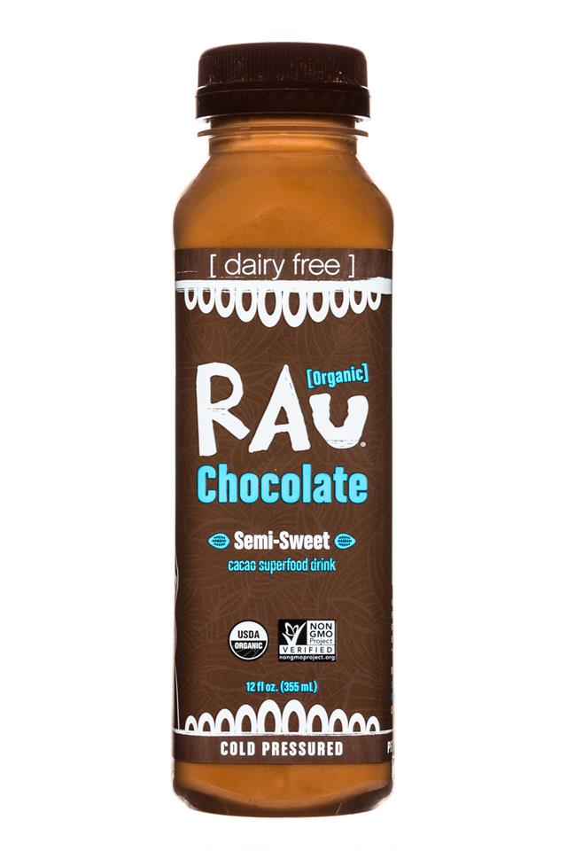 Rau Chocolate: Rau-OG-Choc-12oz-SemiSweet-Front