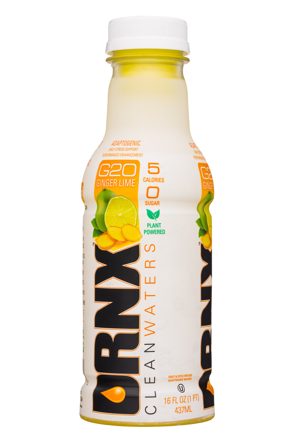 DRNX: Coffeeberry-16oz-Drinkx-CleanWater-G20-GingerLime-Front