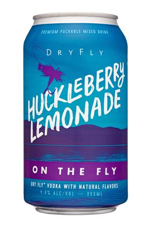 Dry Fly Distilling: DryFly-12oz-2021-OnTheFly-HuckleberryLemonade