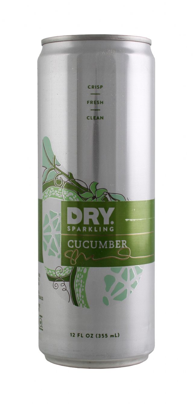 DRY Sparkling: DrySparkCan Cucumber Front