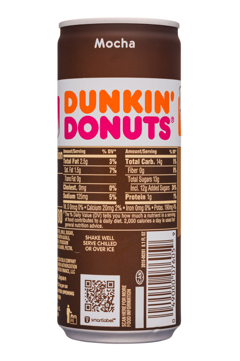 Dunkin: DunkinDonuts-8oz-ShotInTheDark-Mocha-Facts