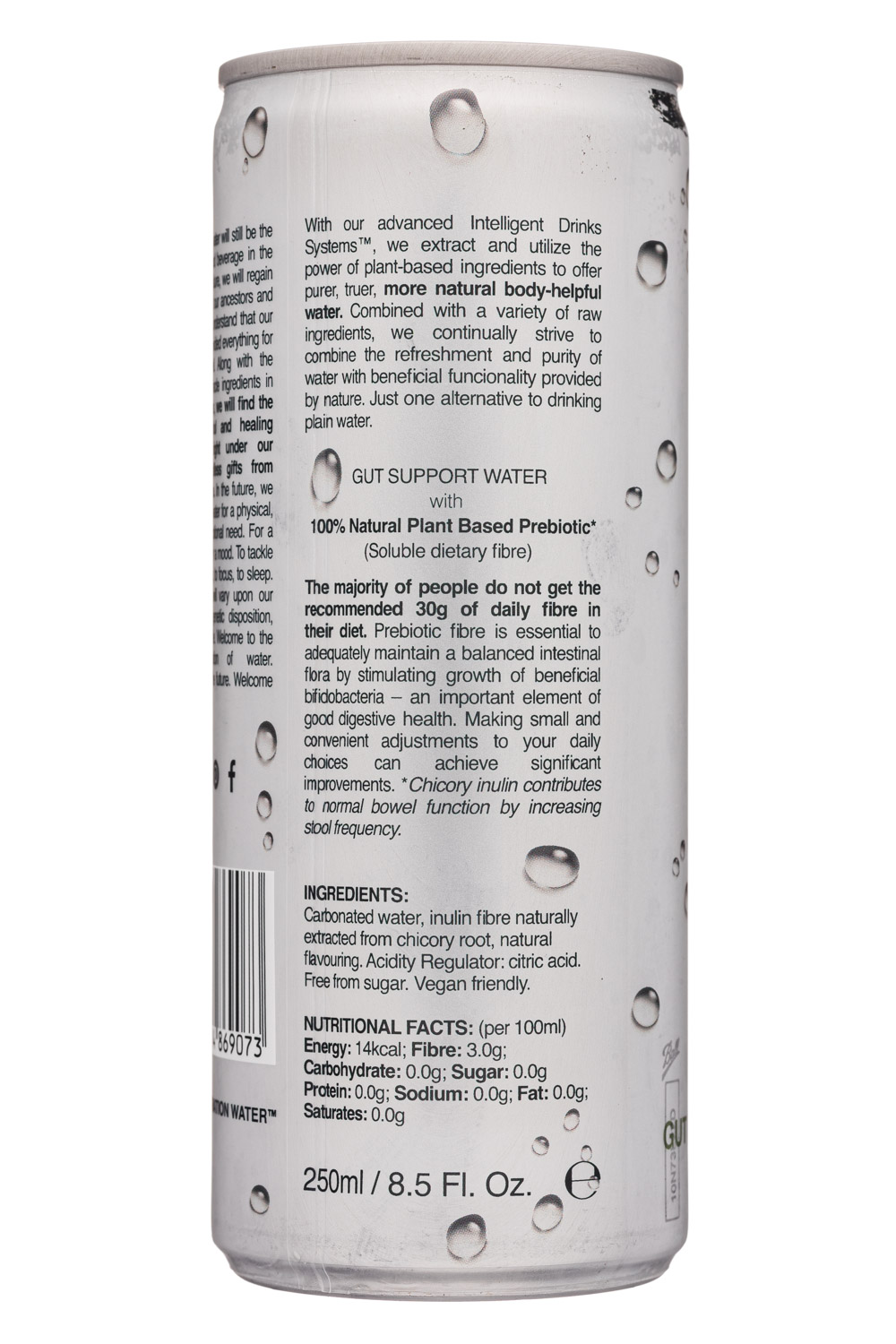 EauLab: EauLab-12oz-GutSupportWater-Facts