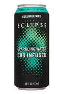 Eclipse CBD: Eclipse-16oz-CBDSparklingWater-CucumberMint-Front