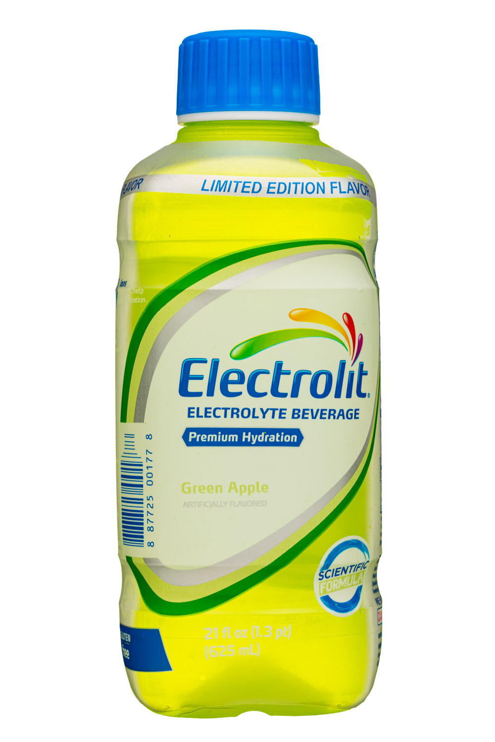 Electrolit: Electrolit-21oz-2024-Hydration-GreenApple-Front