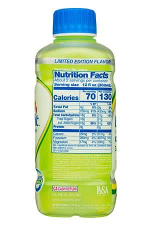 Electrolit: Electrolit-21oz-2022-ElectroBev-CucumberLime-Facts