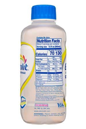Electrolit: Electrolit-21oz-2022-ElectroBev-LemonLime-Facts