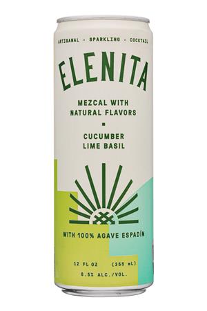 Elenita: Elenita-12oz-2020-Mezcal-CucumberLimeBasil