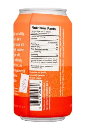 Elixir Kombucha: ElixerKombucha-12oz-2022-Grapefruit-Facts