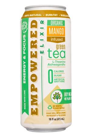 Empowered Elixir: EmpoweredElixer-16oz-2022-MangoInfused-Front