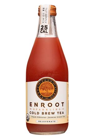 Enroot Sparkling Cold Brew Tea: Enroot-12oz-2021-ColdBrewTea-Rejuvenate-Front