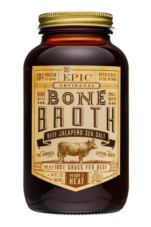 Epic Bone Broth: Epic-14oz-BoneBroth-BeefJalapenoSeaSalt-front