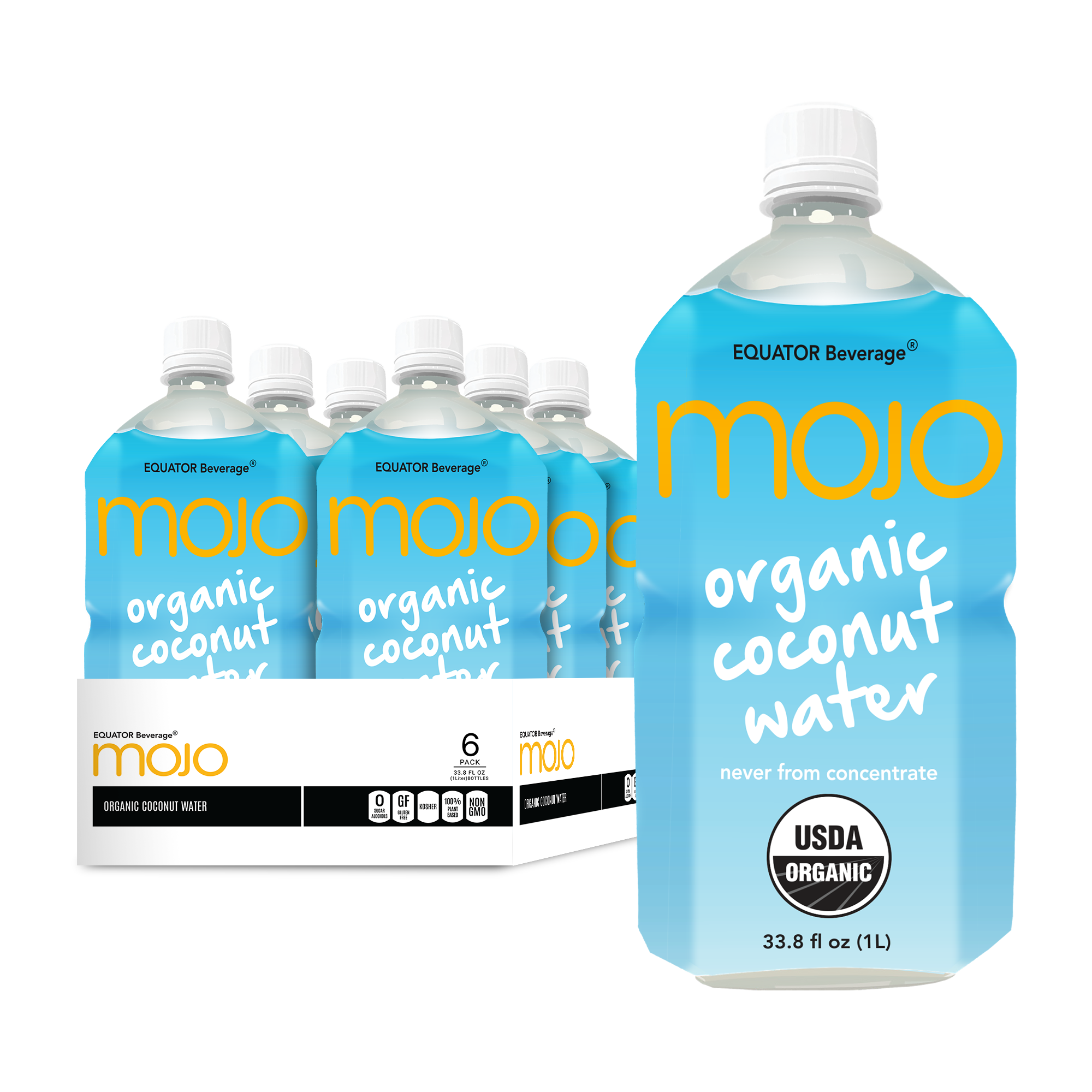 MOJO Organic Coconut Water 33.8 oz