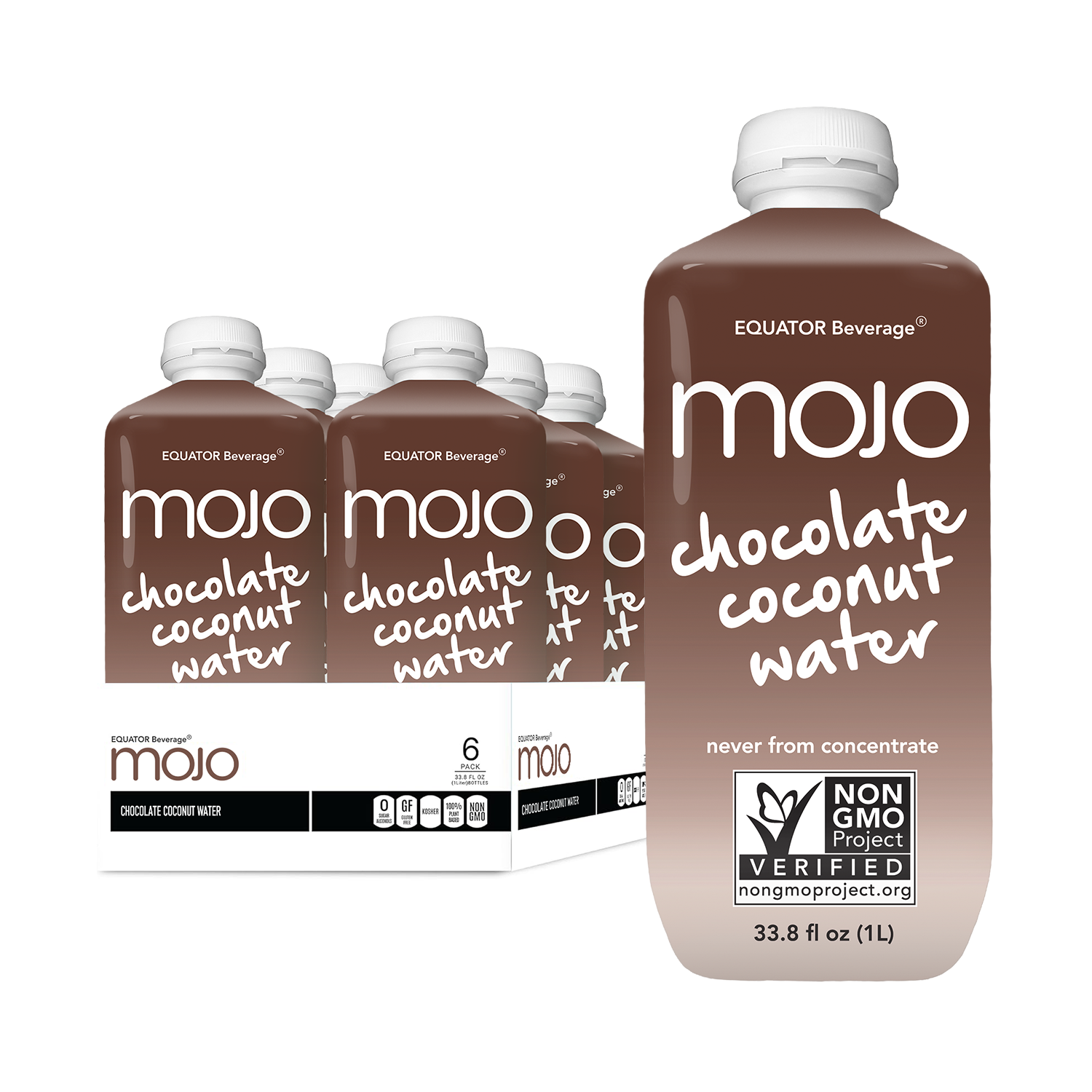 MOJO Coconut Water: Photo of MOJO Chocolate Coconut Water 33.8 fl oz - MOJO Coconut Water (uploaded by company)