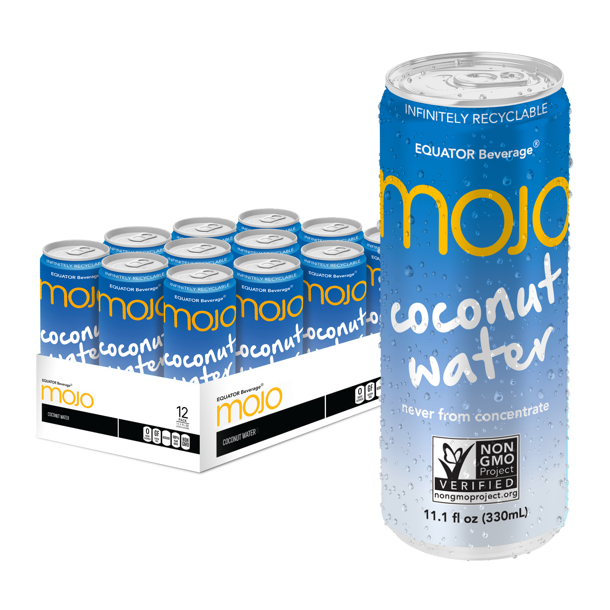 EQUATOR Beverage: Photo of MOJO Coconut Water 11.1 fl oz - EQUATOR Beverage (uploaded by company)