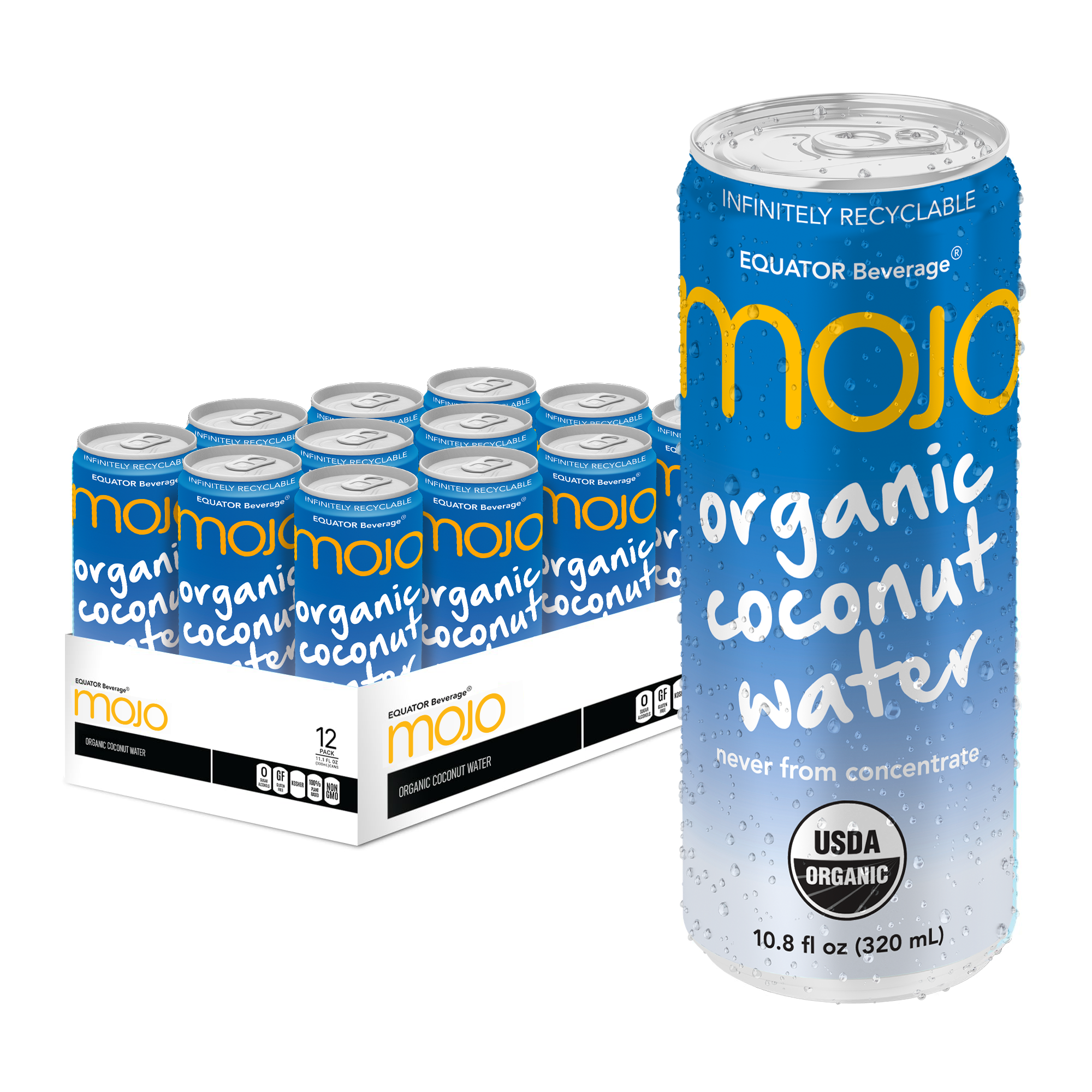 EQUATOR Beverage: Photo of MOJO Organic Coconut Water 10.8 fl oz - EQUATOR Beverage (uploaded by company)